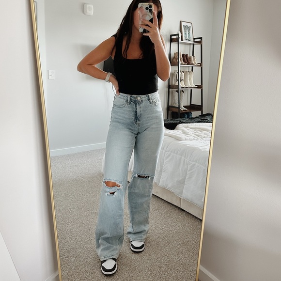 VERVET BY FLYING MONKEY Denim - Vervet High Rise Loose Fit Jeans